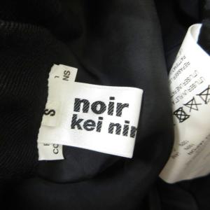 noir kei ninomiya AD2023 ドローストリングスカート ウール S ブラック