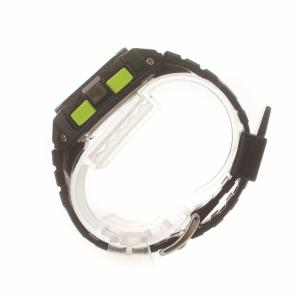 CASIO G-SHOCK ミニ MINI 腕時計 ウォッチ デジタル デイト カレンダー付き ロゴ 緑文字盤 スクエア 黒 ブラック GMN-550