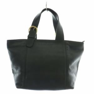 COACH オールドコーチ ハンドバッグ レザー ロゴ 黒 ブラック 4133