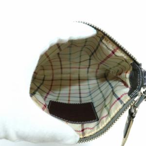 COACH ショルダーバッグ PVC ヘリテージストライプ シグネチャー 総柄 裏地チェック ロゴ 茶色 ブラウン 41664