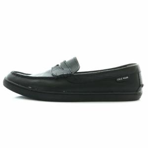 COLE HAAN ローファー コインローファー レザー ラウンドトゥ 11.5 29cm 黒 ブラック