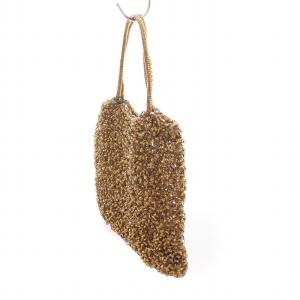 ANTEPRIMA ハンドバッグ ワイヤーバッグ 編み込み ミニ 茶 ブラウン