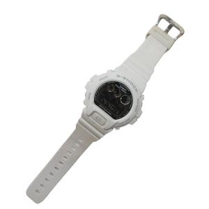CASIO G-SHOCK 腕時計 ウォッチ デジタル クォーツ クロノグラフ ラウンド 20気圧防水 白 ホワイト 文字盤シルバー色 DW-6900NB