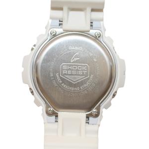 CASIO G-SHOCK 腕時計 ウォッチ デジタル クォーツ クロノグラフ ラウンド 20気圧防水 白 ホワイト 文字盤シルバー色 DW-6900NB