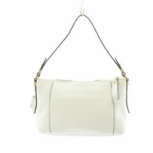 MICHAEL KORS ワンショルダーバッグ レザー ロゴ チャーム付き 白 ホワイト GY18