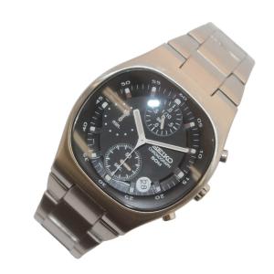 SEIKO CHRONOGRAPH 50M 腕時計 ウォッチ クォーツ クロノグラフ デイト シルバー色