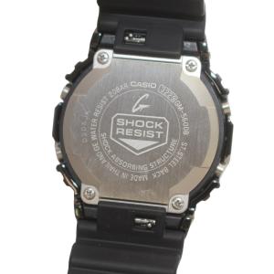 CASIO G-SHOCK 腕時計 ウォッチ クォーツ デジタル クロノグラフ スクエア メタルケース 黒 ブラック GM-5600B