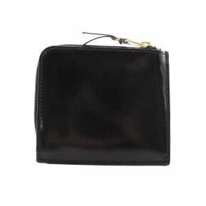 COMME des GARCONS 小銭入れ コインケース レザー L字ファスナー ロゴ 黒 ブラック GY18