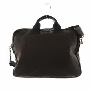 PAUL SMITH ブリーフケース ビジネスバック 2WAY ショルダー 書類カバン ナイロン ロゴ 茶 ブラウン 青 ブルー PSN504 GY18