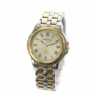 腕時計 クォーツ ロゴ ローマン 白文字盤 ゴールド色 シルバー色 5530-F52321