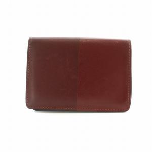 カードケース 名刺入れ 定期入れ マンハッタン レザー バイカラー T刻印 ロゴ 赤 レッド GY17