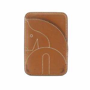 エマン シュヴァル パスケース カードケース レザー ヴォー・スウィフト サドルステッチ