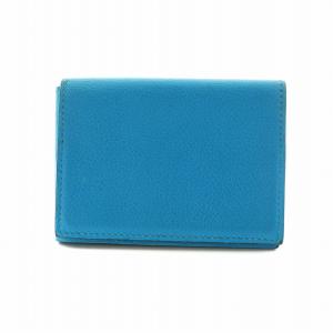 三つ折りカードケース Z刻印 ブルー