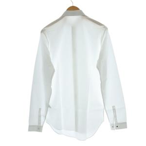 Dior homme ディオールオム シャツ 比翼装飾 白 37