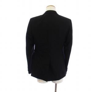 DIOR HOMME サテン ラペル セットアップ上下 ピークドラペル ジャケット パンツ 総裏 シングル