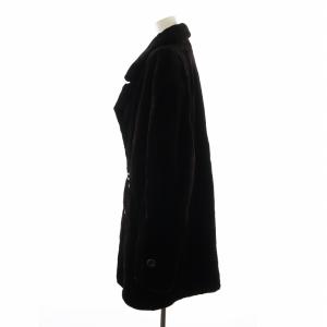 SAGA MINK 銀サガ 毛皮コート シェアードミンクファー 長袖 ダブル ロング 総裏地 XL 茶 ブラウン GY18