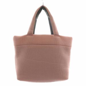 ANTEPRIMA ミスト MISTO ハンドバッグ トート メッシュ ロゴ 刺繍 ピンク グレー