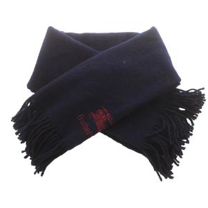 ヴィンテージ マフラー チェック柄 ネイビー