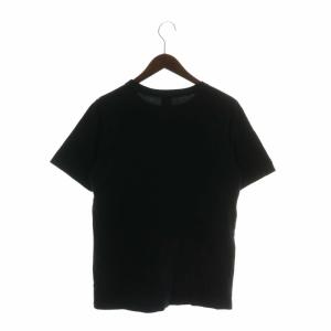 NUMBER (N)INE Tシャツ カットソー 半袖 クルーネック スカル サークルロゴ プリント 2 S 黒 ブラック 白 ホワイト