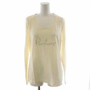 Tシャツ カットソー 長袖 タグ付き ロゴ 2 M ベージュ アイボリー GY13