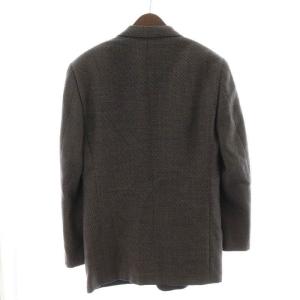 GIORGIO ARMANI コレツィオーニ COLLEZIONI テーラードジャケット ブレザー 総裏地 ノーベント 3B ウール 48R L 紺 ネイビー