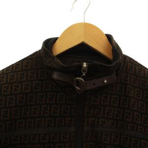 FENDI ヴィンテージ ズッキーノ ジャケット ブラウン