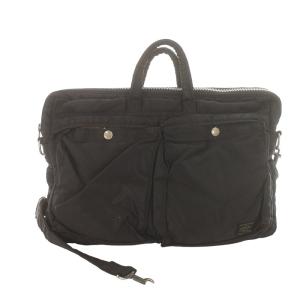 PORTER 吉田カバン TANKER タンカー ビジネスバッグ ブリーフケース ショルダー ハンド 2WAY スクエア ナイロン 黒 ブラック