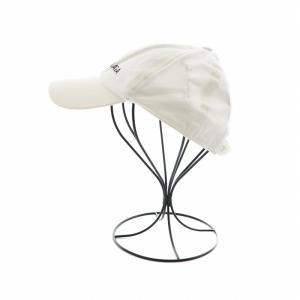 BALENCIAGA 452245 クラシック ベースボール キャップ 帽子 ロゴ 刺繍 白 ホワイト GY27