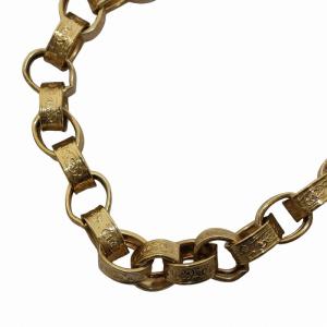 GIVENCHY ヴィンテージ ネックレス チャンキーチェーン ゴールドカラー