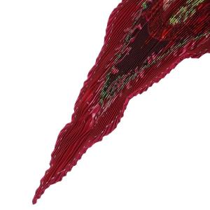 HERMES プリーツ カレ 90 AUX PAYS DES EPICES スパイスの国で ストール スカーフ 総柄 絹 シルク ピンク