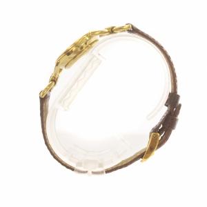 GUCCI 腕時計 クォーツ シェリーライン レザーベルト ロゴ ゴールド色 6000.2.L GY18