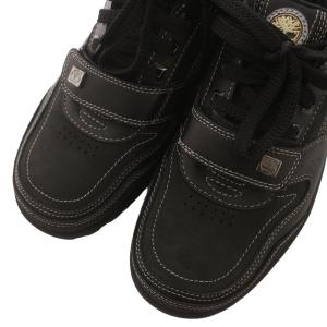 Timberland スニーカー ローカット レザー スエード ロゴ レースアップ 9.5 27.5?p 黒 ブラック