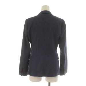 BURBERRY BLACK LABEL スーツ セットアップ テーラード ジャケット パンツ スラックス ウール 総裏 サイドベンツ 30R 青 ブルー