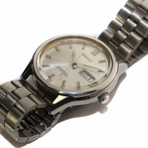 SEIKO 8346-9000 BUSINESS-A ビジネスエース 腕時計 自動巻き デイデイト 3針 27石 白文字盤 シルバーカラー