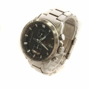 CASIO EDIFICE エディフィス EQW-A1100 腕時計 クロノグラフ 電波 タフソーラー マルチバンド6 デイト 黒文字盤