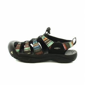 KEEN ニューポート エイチツー Newport H2 サンダル シューズ 靴 ロゴ ストライプ フラット US11 29cm 黒