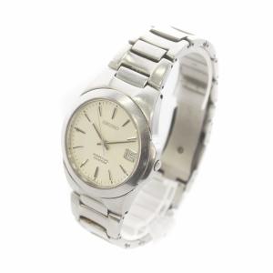 SEIKO PERPETUAL CALENDAR パーペチュアルカレンダー 腕時計 ウォッチ クォーツ デイト 白文字盤 シルバー色 8F32-0130