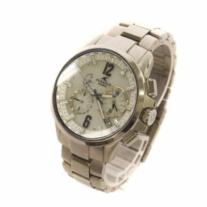 CASIO OCEANUS 0CW-T2000 腕時計 タフソーラー 電波 クロノグラフ デイト シルバー