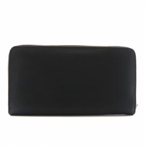 PAUL SMITH 長財布 レザー ラウンドファスナー マルチストライプ 黒 ブラック M1A 4778X