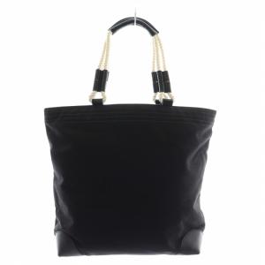 HUNTING WORLD トートバッグ ハンド キャンバス レザー ロゴ 刺繍 黒 ブラック 510804