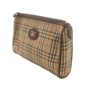 burberrys クラッチバッグ ノバチェック ブラウン