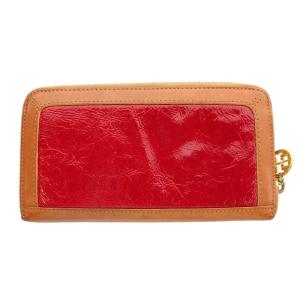 トリーバーチ レザー ミラーミニウォレット レッド （TORY BURCH 