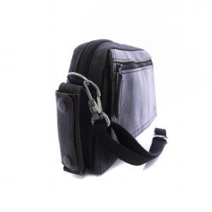 PORTER 吉田カバン フィールド FIELD ショルダーポーチ SHOULDER POUCH 斜めがけ レザー 切り替え ロゴ 黒 ブラック