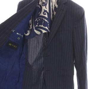 ETRO シングルスーツ セットアップ 46 ネイビー