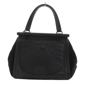 COACH ドリフター トップ ハンドバッグ レザー ターンロック チャーム 黒 ブラック 38388