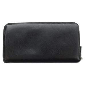 GUCCI インターロッキングG 長財布 ウォレット ソーホー シェリーライン レザー ラウンドファスナー 黒 ブラック 308796