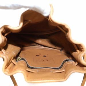 COACH 0450 226 オールドコーチ ヴィンテージ ショルダーバッグ 巾着 レザー 茶色 ブラウン