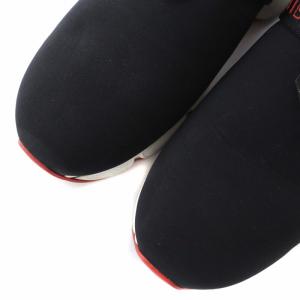 Christian Louboutin LIPSYRUN FLAT GG ネオプレン ローカット スニーカー 36 ブラック レッド