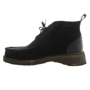 Clarks ワラビー チャッカブーツ レースアップ スエード レザー US8 26cm 黒 ブラック