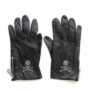 mastermind JAPAN スエード手袋 スカルデザイン
